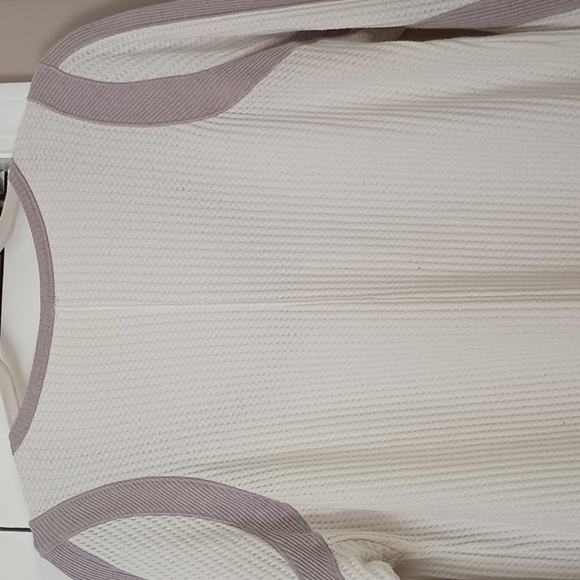 Free People Long Sleeve Waffle Knit Tee - Picture 6 of 9